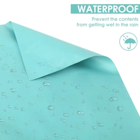 Twenty Teal Poly Mailers Size 14.5x19 Inches - Picture 3 of 4